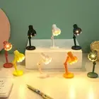 Reading Light Portable Stable Base Flower Shape Magnetic Led Table Light Mini