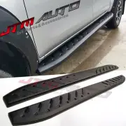 Shark Bar Black Heavy Duty Off road Side Steps to suit Toyota Hilux N80 2021+ (for: Toyota)