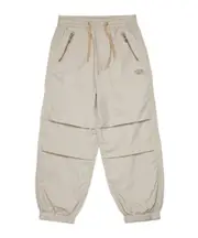 Diesel Kids Oval-D Logo Embroidered Drawstring Pants 10Y beige