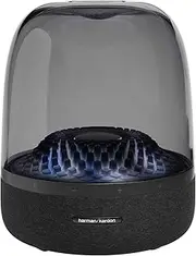 Harman Kardon Aura Studio 4, Superior Sound Performance, Unique Diamond-Effect Lighting That Dances to The Music, Bluetooth Music Streaming, Made in Part with Recycled Materials, Black