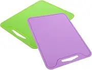 BRIGHTFUFU Silicone Chopping Board Large Black Mini Folding Chopping Board Set Non-Skid Food-Grade Kitchen Accessory