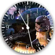 Star Wars Frameless Borderless Wall Clock Nice For Gifts or Decor W133
