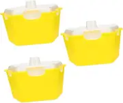 Yardenfun 3Pcs Encrypted Planting Plate Sprout Growing Kit Veggie Trays Sprou...