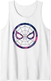 [Marvel] Spider-Man Mask Tropical Print Tank Top