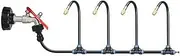 Misters for Outside Patio, Misting Cooling System, 5/10/15/20 M Backyard Mist Kit, Brass Mister System, Portable Mist System with Brass Nozzles, for Garden Greenhouse Fan Deck Umbrella (15m)