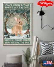 Vintage Once Upon A Time There Was A Girl Who Really Loved Rabbits That Was M...