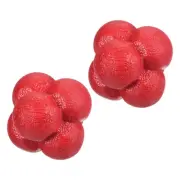 Reaction Balls Coordination Agility Training Ball High Difficulty, Red 2pcs