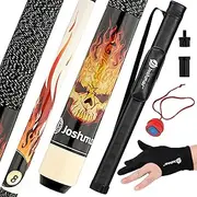 JOSHMAR Professional Pool Stick – Premium Pool Cue Made with Beautiful, Unique, Luxury Design, and the Best Canadian Hardwood Quality. Including 4 Accessories to Keep Your Pool Stick on Top Conditions