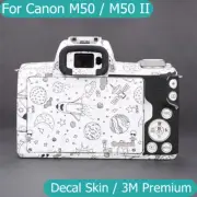 For Canon EOS M50 / M50 II Decal Skin Vinyl Wrap Film Camera Protective Sticker