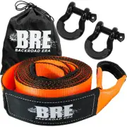 USA 3 x 20' Recovery Tow Strap KIT - Heavy-Duty and Reliable Recovery Strap, ...