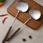 Comfortable Handle Steak Spatula Wood Kitchen Stir Fry Shovel Kitchen Utensils
