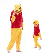 Kid's Adults' Cartoon Group Costume Nightwear Onesie Pajamas Carnival Costume Animal Onesie Pajamas Kigurumi Pajamas Funny Costume For Men and Women Boys and G