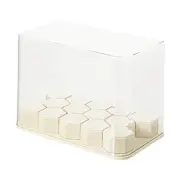 Action Figure Display Case Display Stand Dustproof Toys Statue with Building