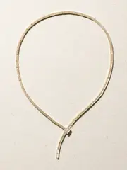 [Lucy Delius] Lucy Delius - The Lucky One Crossover 14-karat Gold Diamond Necklace - One size One size Gold