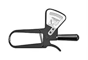 Skinfold Body Fat Caliper with Case and Anthropometric Tape Measure