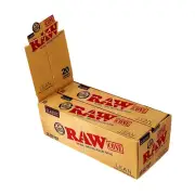 Full Box Raw Classic Unrefined Lean Pre-rolled Cones 12 Packs Cones Rolling Pape