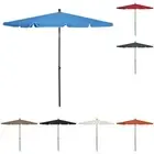 Garden Parasol with Pole Outdoor Umbrella Sunshade Balcony Backyard Patio vidaXL
