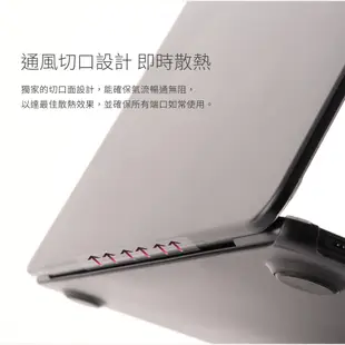 Moshi iGlaze for MacBook Air 13.6 輕薄防刮保護殼 (2022 M2 、M3 )