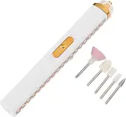 Vaguelly Electric Nail Drill File Machine Polishing Tool for Home Salon Use Portable and Cordless Manicure Device for Professionals and Nail Art Artists
