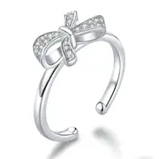 Silver plating Size Open Adjustable Finger Rings for Women Wedding Jewelry
