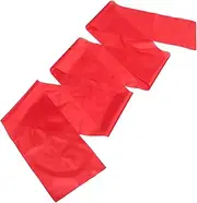 Abaodam Dance Training Props Red Silk Drum Sticks Wood Mallets Graceful Sleeves
