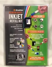 Stratitec Premium Series Inkjet Refill Kit EIR595 New Canon Epson Compatible Ink