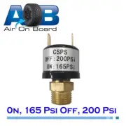 Pressure switch 004 165 psi on 200 psi off Endless Air on board air compressor