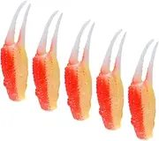ERINGOGO Realistic Crab Model 5pcs Artificial Crab Claws for Photography Restaurant Display