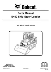 Bobcat S450 Series Skid Steer Loader Printed Parts Manual Diagrams Book 6990825