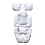 Baby Double Liner Reversible Stroller Car Seat Cushion Pad