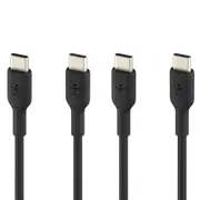 2PK Belkin USB-C to USB-C 1M Cable Data Sync Cord for Samsung S8/S9 LG HTC BLK