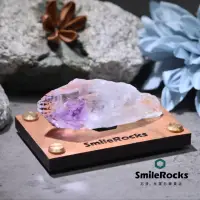 在飛比找momo購物網優惠-【SmileRocks 石麥】紫鈦晶原礦 No.043250