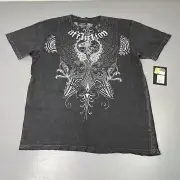Vintage Affliction Men’s 2XL Over The Top Shirt Black NWT