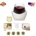 Compact Modern Wine Chiller for Stemless Glassware - Ideal Gift for Wine Lovers