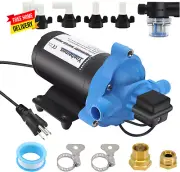 On Demand Pump T33, Water Transfer Pump 110V, 4 GPM 45 Psi Brass Connector Self