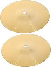 Veemoon Drum Kit Cymbals 2 Pack Splash Cymbals Metal Drum Set Accessories for Practice