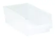 QSB102CL 30-Pack 4' Hanging Plastic Shelf Bin Storage Containers, 11-5/8' x 6...