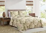 [Tommy Bahama] Topical Orchid Quilt Set, King