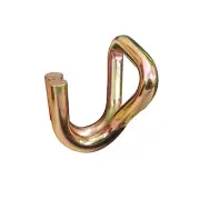 50 PCS 1" Double Wire J Hooks Tie Down Strap Fitting for Outdoor Tents Truck