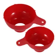 2 Pcs Large Diameter Funnel Filling Bottles Canning Funnels