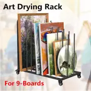 Art Storage Rack with Wheels Drawing Board Stand For Art Studio Classrooms Easel
