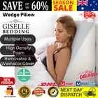 Cool Gel Memory Foam Wedge Support Pillow Bed Cushion Help Acid Reflux Neck Back