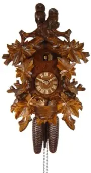 Cuckoo Clock Bird, Nest, Owls 2.5031.01.P NEW