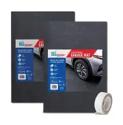 KITTRICH Vantage 2-Piece Car Garage Floor Mats with Anti-Slip Double Sided Ta...