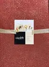 Colordrift Red Metallic Gold Flecks Cloth Tablecloth 60” X 104