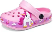 [Namoola] Children Garden Shoes Unisex Little- Kids Cartoon Clogs Slippers Toddler Slip On Lightweight Beach Pool Sandals Yard