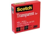 Scotch 3M Transparent Tape 12.7mm x 32.9m - MADE IN USA