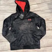 Under Armour Youth Small (7/8) Cloud Beta Black Hoodie Sweatshirt NEW