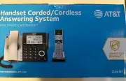 AT&T CL84107 Expandable Corded/Cordless Phone w/ Smart Call Blocker, DECT 6.0