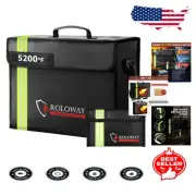 Fireproof Safe Bag Set with Reflective Strip & Money Bag - Ultimate Protection